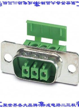 1841909 端子块连接器3POS插头母插口3.5mm绿色自由悬挂