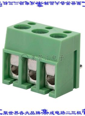 TB0010V-500-02GR 线对板连接器2POS接线端子5mm通孔垂直带板