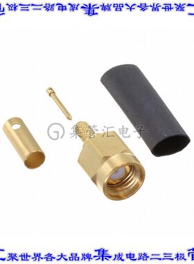 R125072000W 同轴连接器SMA插头公引脚压接50欧姆自由悬挂