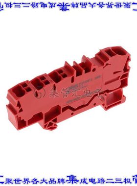 2006-8033 端子块连接器7POS馈通式9.0mm红色8-20AWG