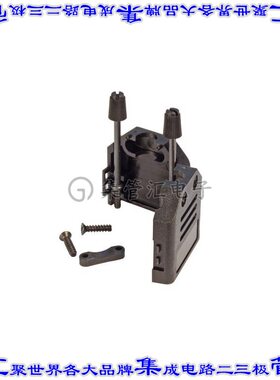 SD121-09 连接器9,15后壳180度无屏蔽黑色