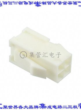 1969613-4 矩形连接器外壳4POS插头2排4.2mm公形引脚天然色面板安