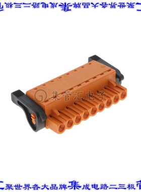 1014450000 端子块连接器9POS插头母插口5.08mm橙色自由悬挂
