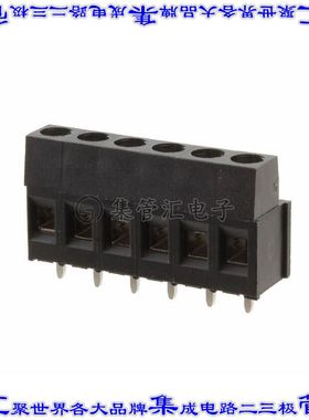 796682-6 线对板连接器6POS接线端子5mm通孔水平带板