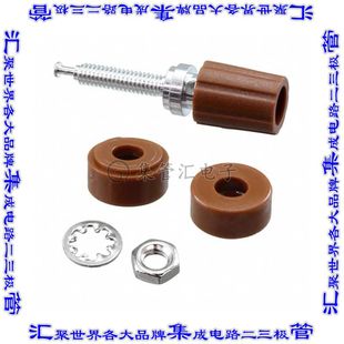 KNURLED 679353 POST BIND BROWN 接插件连接器CONN