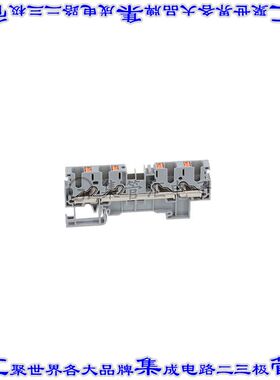 PRK 4/4A GR 端子块连接器4POS馈通式6.1mm灰色10-21AWG
