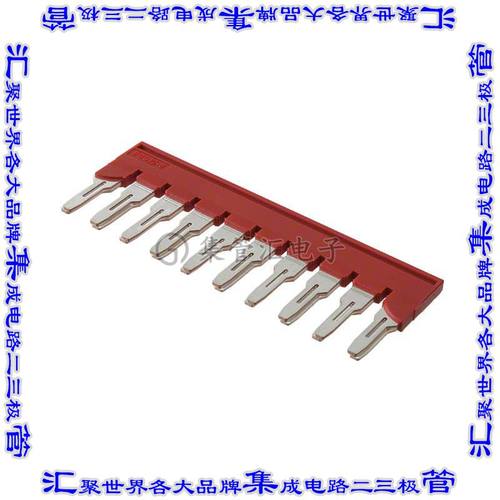 3030323 端子块跳线10POS接线板交叉8.2mm扁平引脚