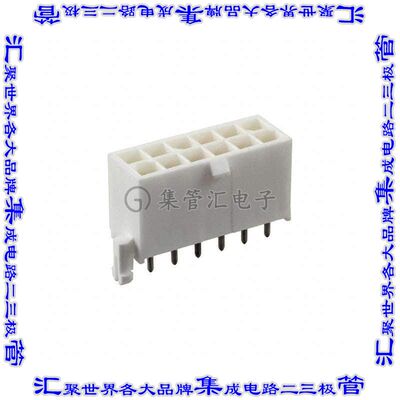1-794066-1 针座连接器12POS接头2排4.14mm公形插针通孔直针镀金