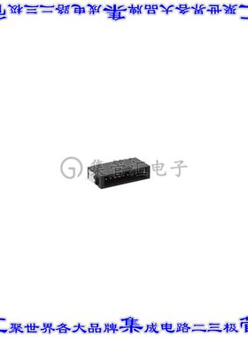 504285-E 针座连接器8POS接头1.27mm公形插针表贴SMD镀金