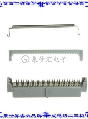 152226-0113-GB 矩形连接器26POS插座2排2mm母插口灰色IDC镀金自