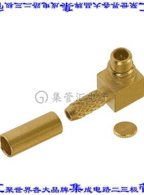 1408149-2 同轴连接器MMCX插头公引脚焊接50欧姆自由悬挂直角