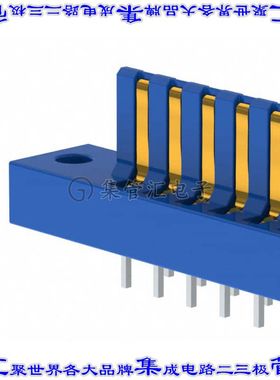 EBM22MMWD 卡边缘连接器44POS公头2排3.96mm蓝色镀金