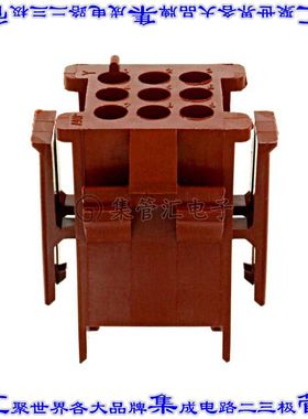 1-640511-0 矩形连接器外壳9POS插座3排4.2mm公形引脚黑色面板安