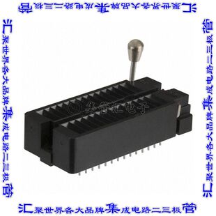 28-6554-10 连接器IC插座DIPZIF(ZIP) 15.24mm插口28(2 x 14)位置