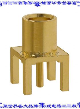 252105 同轴连接器MCX插座母插槽焊接50欧姆通孔