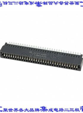1761468-1 卡边缘连接器64POS母头2排2.54mm黑色镀金