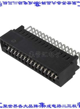 5650118-1 卡边缘连接器30POS母头2排2.54mm黑色镀金