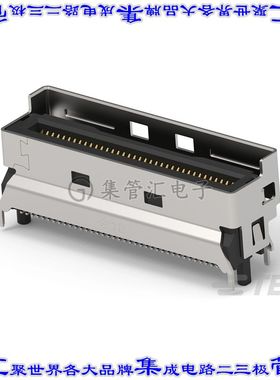 1-2379397-1 卡边缘连接器74POS母头2排0.6mm黑色镀金