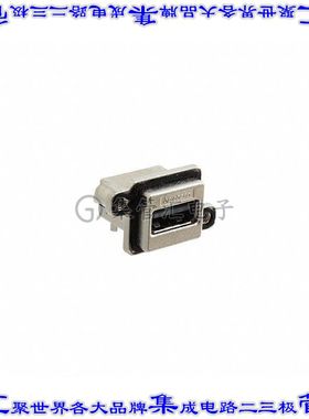 MUSBR-A511-30 连接器USB-A插座4POS USB 2.0通孔