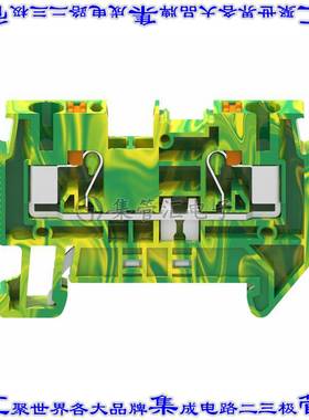 REB-B2C-YG 端子块连接器2POS馈通式6.2mm绿色黄色10-24AWG