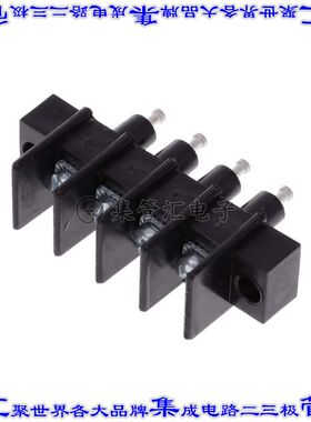 CFTW-4 端子块连接器4电路隔板接线座9.53mm螺钉带紧固板