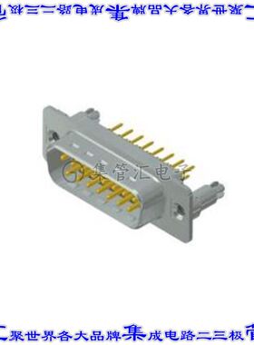163A16169X 连接器15POS插头公引脚2排D-Sub通孔