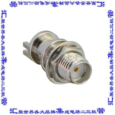 CONSMA006.031 同轴连接器SMA插座母插槽焊接50欧姆板边缘