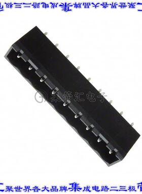 ELFH09250 端子块连接器9POS接头公引脚带罩5.08mm黑色垂直通孔