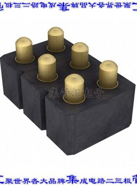 813-SS-006-30-675101-CLIP 弹簧式连接器6POS活塞型2排2.54mm表