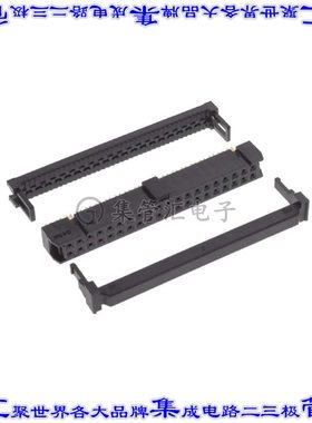 HIF3BA-40D-2.54R(63) 矩形连接器40POS插口2排2.54mm母插口黑色I