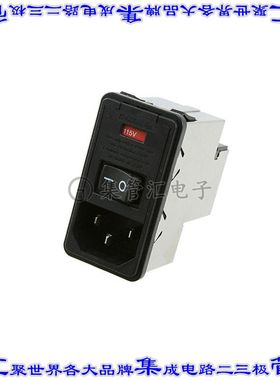 PS0SXDS3B 电源接入连接器3POS插座公插片模块IEC320-C14面板安装