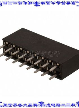 M20-7830842 针座连接器16POS插座2排2.54mm母形插口通孔直针镀金