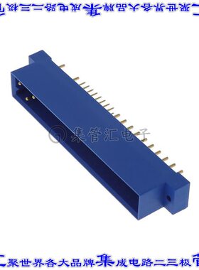 PCIH47M300A1/AA 背板连接器47POS接头公引脚通孔蓝色