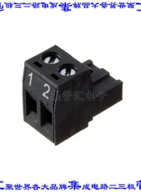 395300102 0395300102端子块连接器2POS插头母插口5.08mm黑色自由