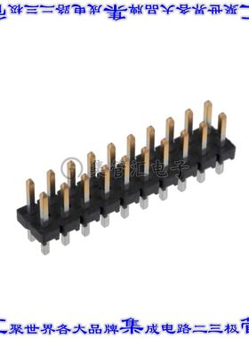 MTLW-110-05-F-D-175 针座连接器20POS接头2排2.54mm公形插针通孔