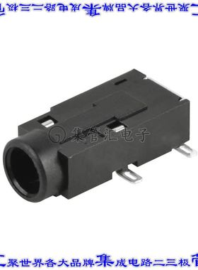 SJ2-35852B-SMT-TR 接插件连接器AUDIO JACK, 3.5 MM, RT, 2 COND