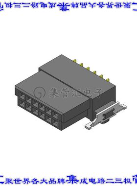 CBED202-0679B001C1AD 针座连接器12POS插座2排1.27mm母形插口表
