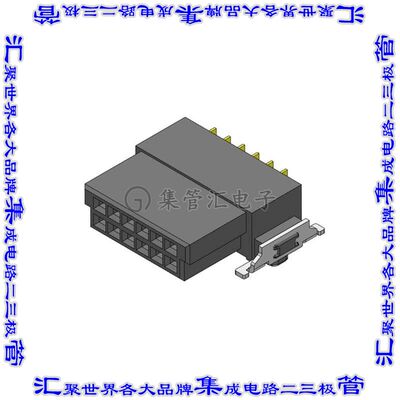 CBED202-0679B001C1AD 针座连接器12POS插座2排1.27mm母形插口表