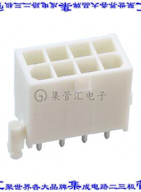 794073-1 针座连接器8POS接头2排4.14mm公形插针通孔直针锡