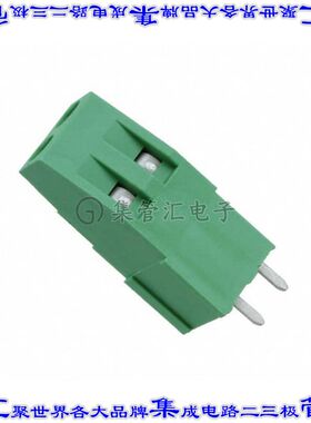 282900-2 线对板连接器2POS接线端子5mm通孔水平带板