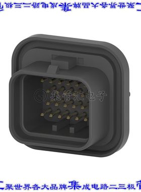 6473418-2 针座连接器26POS插座4排3mm公形插针通孔直针镀金