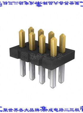 FTS-104-03-L-D 针座连接器8POS可切割2排1.27mm公形插针通孔直针