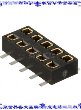 M22-6360542 针座连接器10POS插座2排2mm母形插口表贴SMD镀金