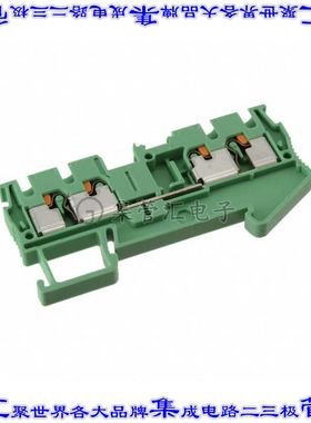 3209582 端子块连接器4POS馈通式5.2mm绿色12-26AWG