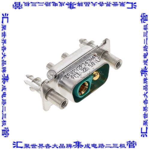DEV2V2P343H40LF 连接器2(电源)插头母插口D-Sub组合式通孔