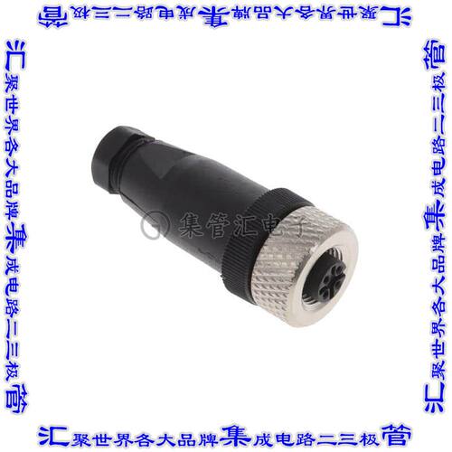 CNF12-S5SP0-BP7 圆形连接器5POS插头母插口螺钉镀金自由悬挂