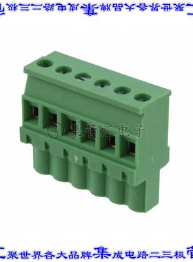 OSTTS06515B 端子块连接器6POS插头母插口5.08mm绿色自由悬挂