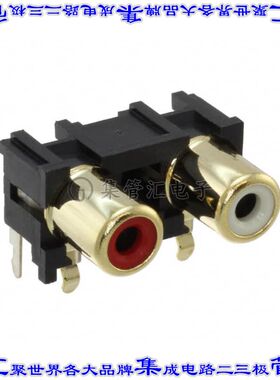 PJRAN2X1U01AUX 接插件连接器CONN RCA JACK MONO 3.2MM R/A