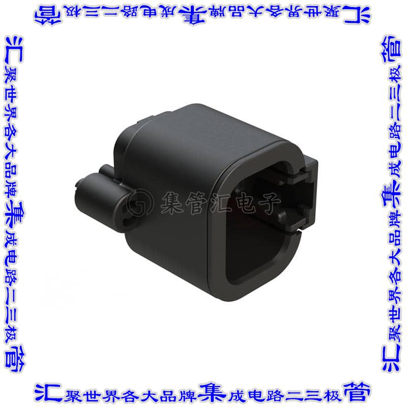 ATP04-4P-BM02 针座连接器4POS插座2排6.71mm公形插针通孔直针镀