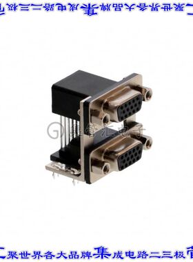 178-H15-513R577 连接器15,15插座母插口D-TYPE型面板安装通孔直